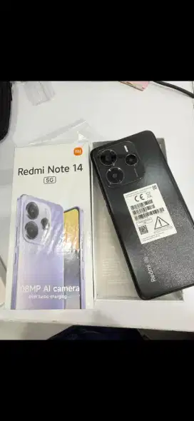 REDMI NOTE 14 5G 8/256 , KREDIT MUDAH / TANPA DP / BUNGA RENDAH