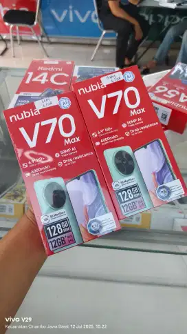 ZTE Nubia V70 MAX 6+6/128gb baru spesial promo