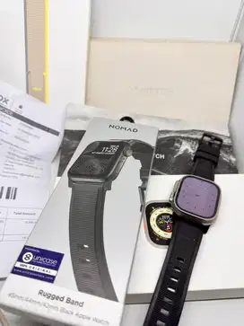 [Second] Preloved Apple IWatch Ultra 1 ex-iBox + Bonus Strap Nomad