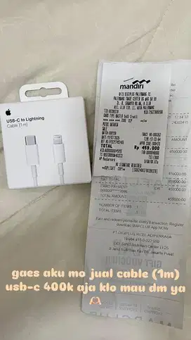 Kabel apple iphone usb c