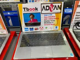 LAPTOP ADVAN TBOOK RAM 4GB/8GB