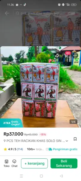 Di cari karyawan jaga es teh