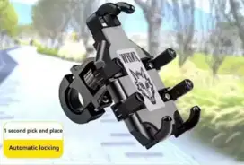 JNHW Dudukan HP Stang Motor Handlebar Holder Adjustable Rotation
