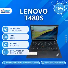 LAPTOP LENOVO T480S TERBAGUS!  LAPTOP LENOVO THINKPAD
