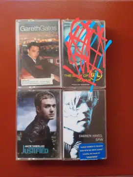 Kaset Pita Musik Pop Backstreet Boys, Westlife, MLTR, Tatu dll
