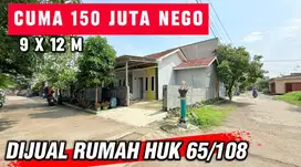 DIJUAL CEPAT RUMAH HUK 108 M2 HARGA MURAH
