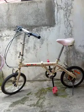Jual sepeda lipat bekas Aleoca Carino RS-35 Shimano equip