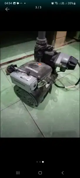 Mesin pompa air merk shimizu