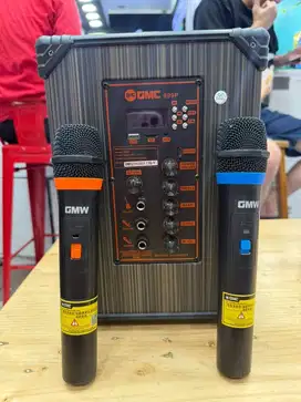 Speaker Portable GMC 899p + Free Wireless Mic 2 Pcs
