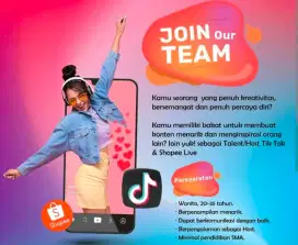 DIBUTUHKAN HOST LIVE WANITA BERPENGALAMAN
