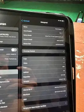 Ipad Pro 11' M2 Ibox 512 gb 2023