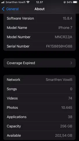Iphone 7 256gb, Bh 100%
