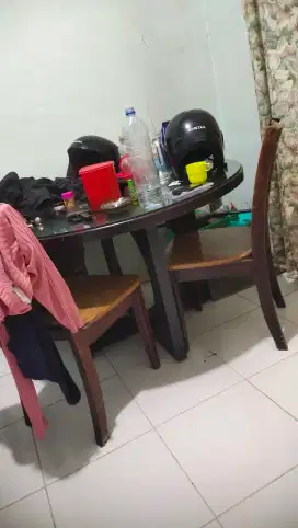 Meja makan kayu jepara