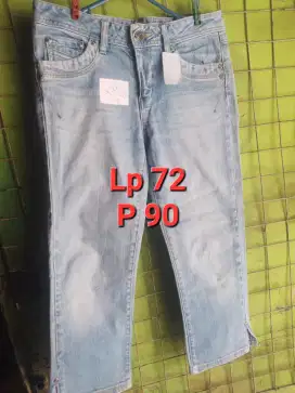 PAKET 1O PCS Celana.Jeans cewek brand import second