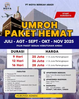 Umroh Hemat Mulai 25 jutaan | Malang | Surabaya