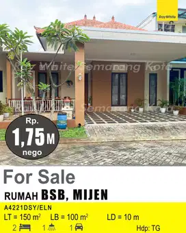 DIJUAL RUMAH DI BSB MIJEN A4221