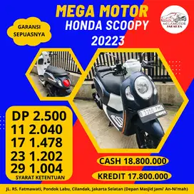 HONDA SCOOPY 2023 CASH KREDIT JAMINAN GARANSI SEPUASNYA