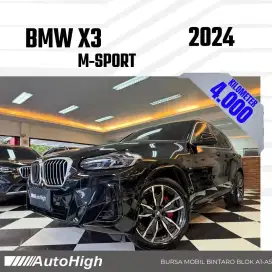 DP10% [Km4.000] X3 M-Sport 2024 Black Reg 2023 #AUTOHIGH