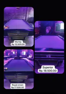 Dijual meja billiard