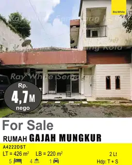 DIJUAL RUMAH DI GAJAH MUNGKUR A4222