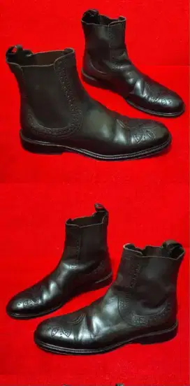 Sepatu Louis Vuitton Brogue Chelsea Boots