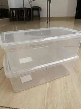 Box Storage Miniso dengan tutup 2pcs. 33x19x10