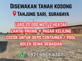 Disewakan Tanah Kosong di Tanjung Sari