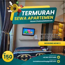 Sewa Apartemen Tangerang SERPONG GREEN VIEW Harian Transit Termurah