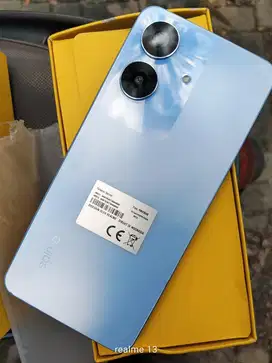 jual realme note 60 blue bagus mulus bgt 99 %
