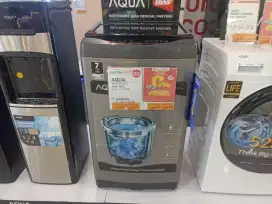 Mesin cuci Aqua WM Top Load AQM