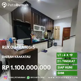 Ruko super strategis daerah krakatau dan sutomo ujung