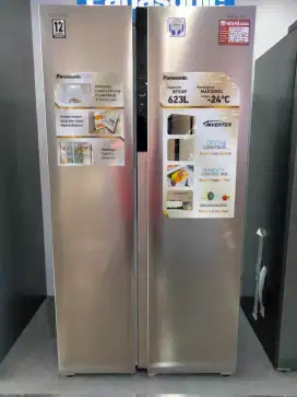 KULKAS PANASONIC NRSC 631 BWSD