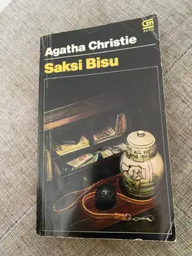 NOVEL AGATHA CHRISTIE – SAKSI BISU - GRAMEDIA – PRELOVED
