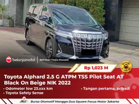 [ LOW KM ] Toyota Alphard 2.5 G ATPM TSS Pilot Seat AT 2022/2023
