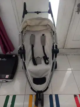 Jual stroller quiny warna abu abu