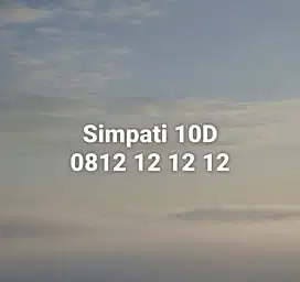 Nomor Cantik 10 Digit Simpati