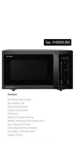 Microwave Sharp dijual BU