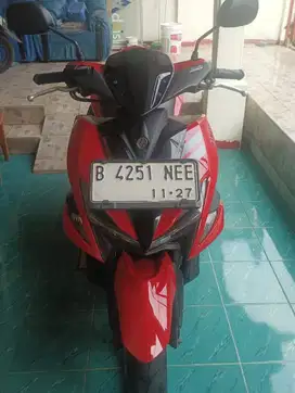 Dijual Aerox 2017 KM Rendah Pajak Hidup