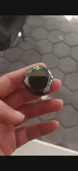 Natural black diamond
