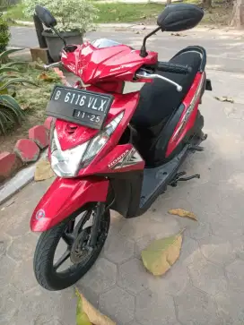 Honda beat esp thn 2015 merah marun