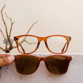 GEMBULL GLASSES - KACAMATA CLIP ON KOTAK UNISEX - EKALAWYA 04
