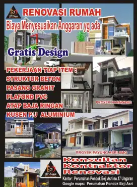 FREE DESIGN Jasa Kontraktor dan Renovasi