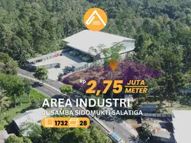 Jual Tanah Kawasan Industri Salatiga Sidomukti Pinggir Jalan