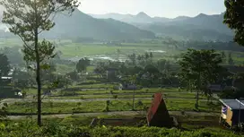 Jual tanah kavling dengan view penggunungan indah