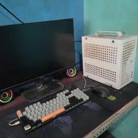 Set PC komputer, monitor intel i3 12100