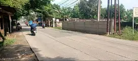 Dijual  sebidang tanah  lokasi strategis pinggir jalan daerah bogor