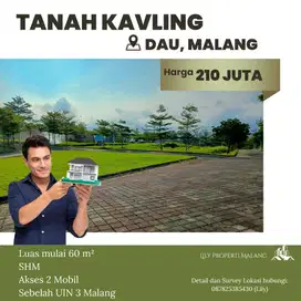 Tanah Kavling Malang Dau Sebelah Kampus UIN 3, Cocok Bangun KOST