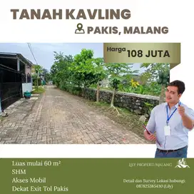 Tanah Kavling Malang Pakisjajar Cocok Untuk Hunian dan Tabungan