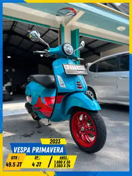 VESPA PRIMAVERA 2023 LIKE NEW MASZEHH HIKMAH MOTOR KEPUH