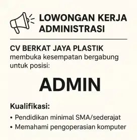 Lowongan Administrasi